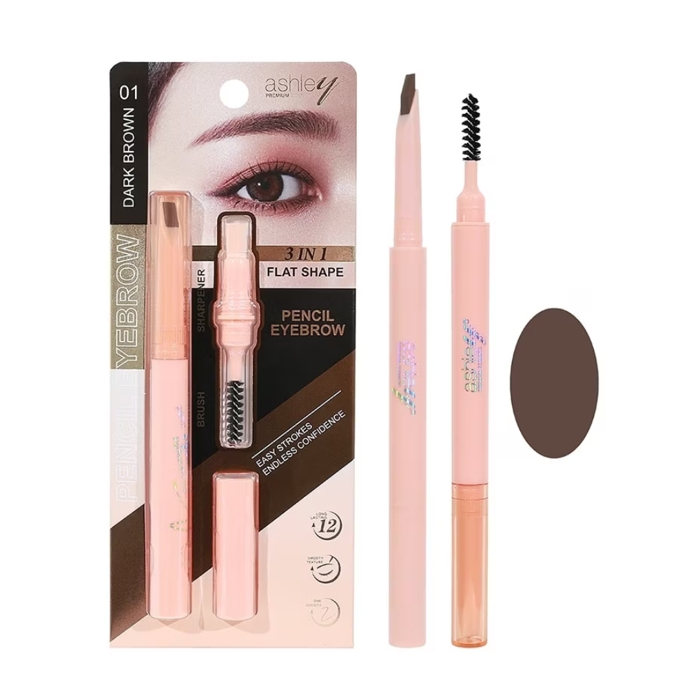A 439 Ashley Pencil Eyebrow No.01 Dark Brown 0.4g ,A 439 Ashley Pencil Eyebrow , Ashley Pencil Eyebrow ราคา , Ashley Pencil Eyebrow รีวิว